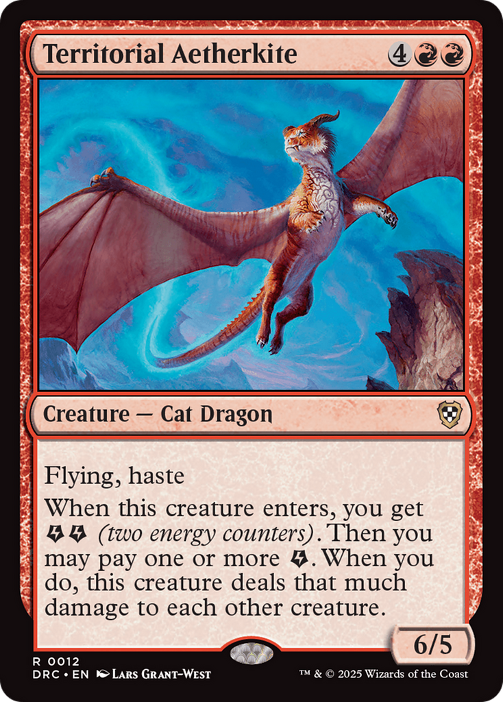 Magic: The Gathering - Territorial Aetherkite - Aetherdrift Commander