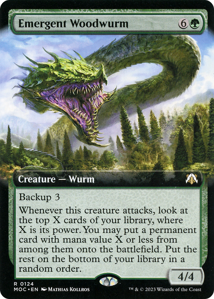 Magic: The Gathering - Emergent Woodwurm - March of the Machine Commander