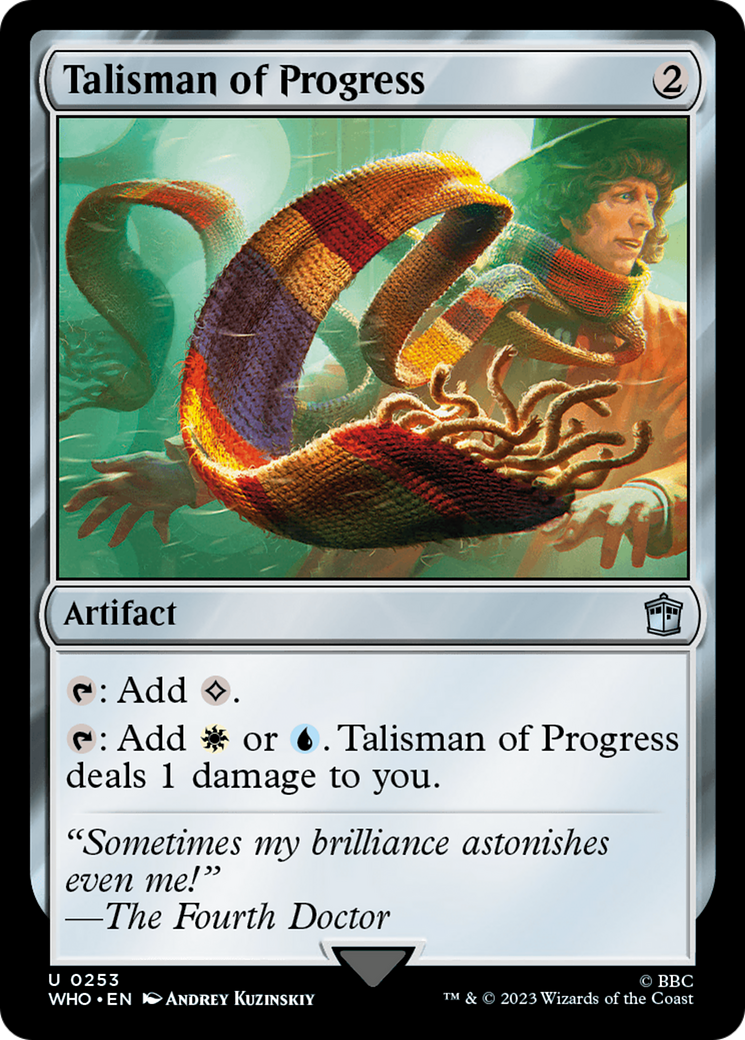 Magic: The Gathering - Talisman of Progress Foil - Doctor Who