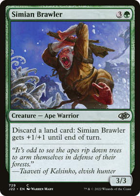 Magic: The Gathering - Simian Brawler - Jumpstart 2022