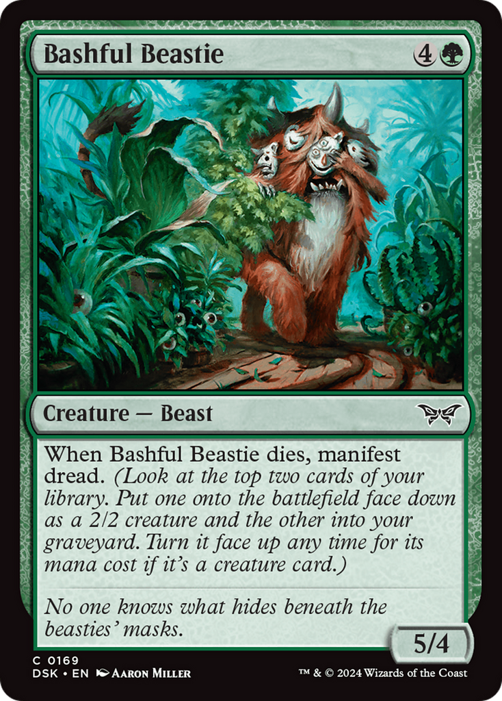 Magic: The Gathering - Bashful Beastie - Duskmourn: House of Horror