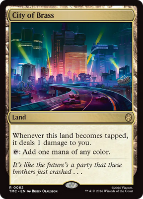 Magic: The Gathering - City of Brass - Teenage Mutant Ninja Turtles Eternal