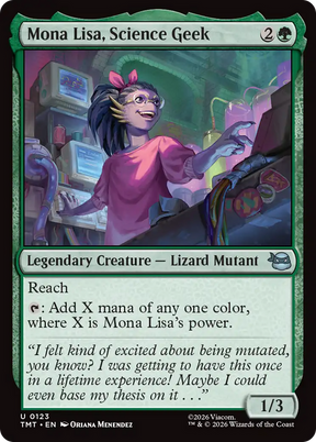 Magic: The Gathering - Mona Lisa, Science Geek - Teenage Mutant Ninja Turtles