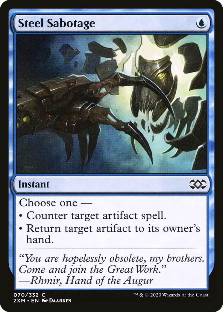 Magic: The Gathering - Steel Sabotage Foil - Double Masters