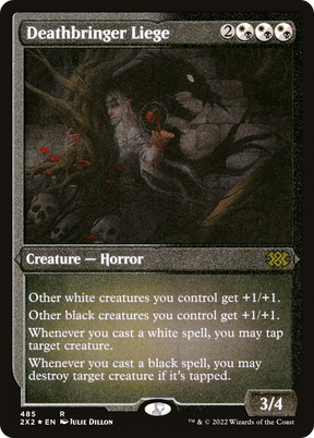 Magic: The Gathering - Deathbringer Liege Foil - Double Masters 2022