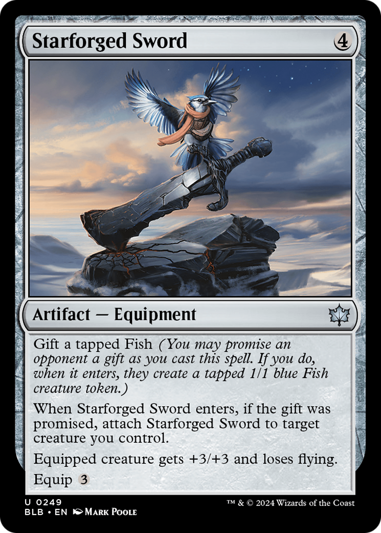 Magic: The Gathering - Starforged Sword Foil - Bloomburrow