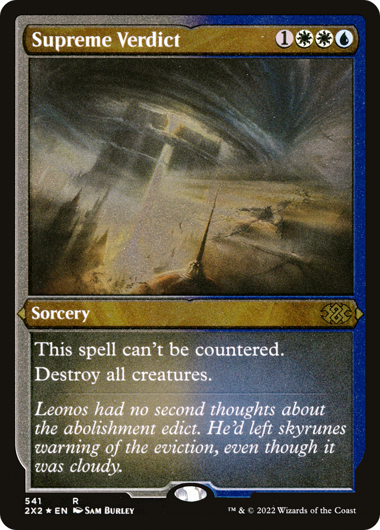 Magic: The Gathering - Supreme Verdict Foil - Double Masters 2022