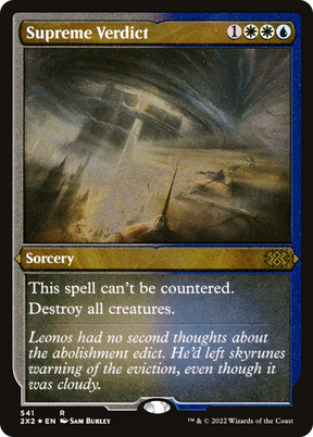 Magic: The Gathering - Supreme Verdict Foil - Double Masters 2022