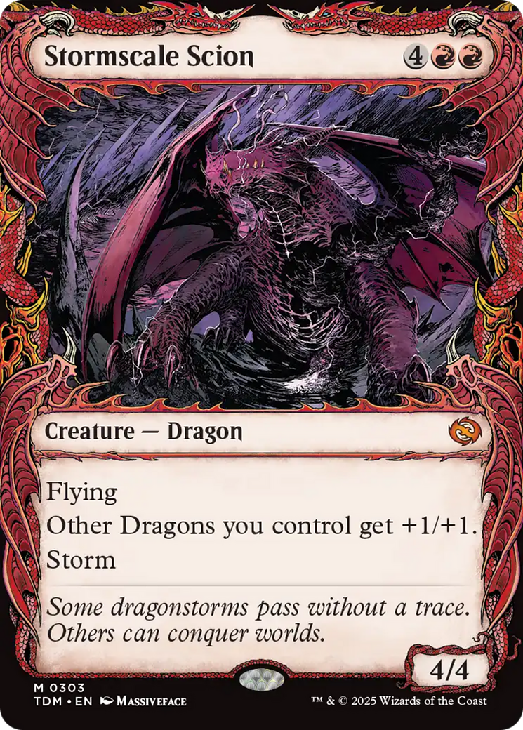 Magic: The Gathering - Stormscale Scion Foil - Tarkir: Dragonstorm