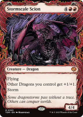Magic: The Gathering - Stormscale Scion Foil - Tarkir: Dragonstorm