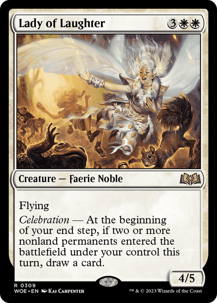 Magic: The Gathering - Lady of Laughter Foil - Wilds of Eldraine