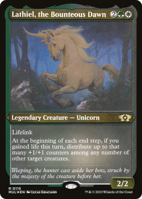 Magic: The Gathering - Lathiel, the Bounteous Dawn Foil - Multiverse Legends