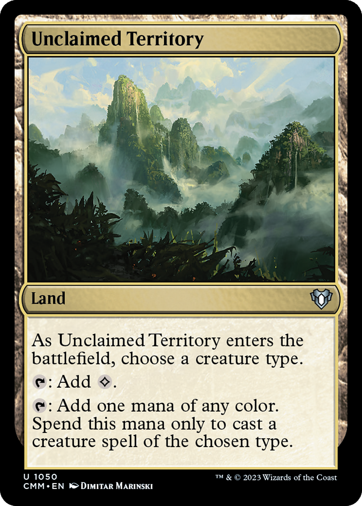 Magic: The Gathering - Unclaimed Territory - Commander Masters