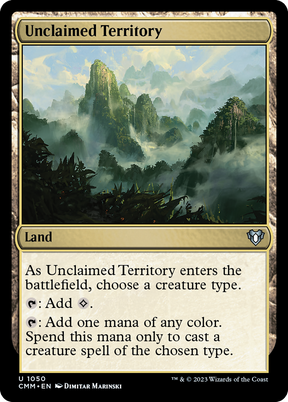 Magic: The Gathering - Unclaimed Territory - Commander Masters
