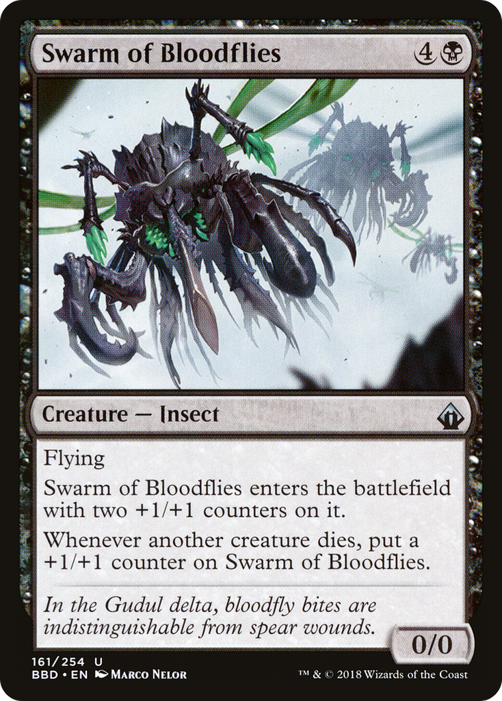 Magic: The Gathering - Swarm of Bloodflies Foil - Battlebond