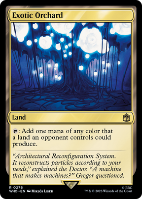 Magic: The Gathering - Exotic Orchard Foil - Doctor Who