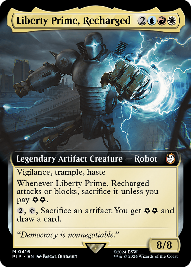 Magic: The Gathering - Liberty Prime, Recharged Foil - Fallout