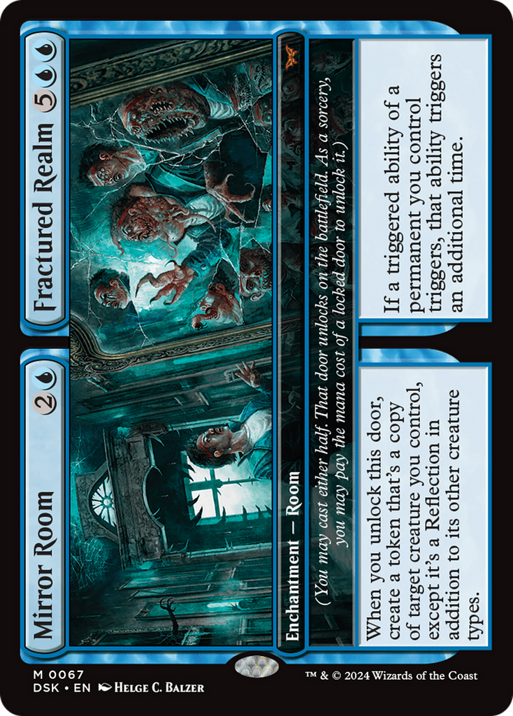 Magic: The Gathering - Mirror Room // Fractured Realm Foil - Duskmourn: House of Horror