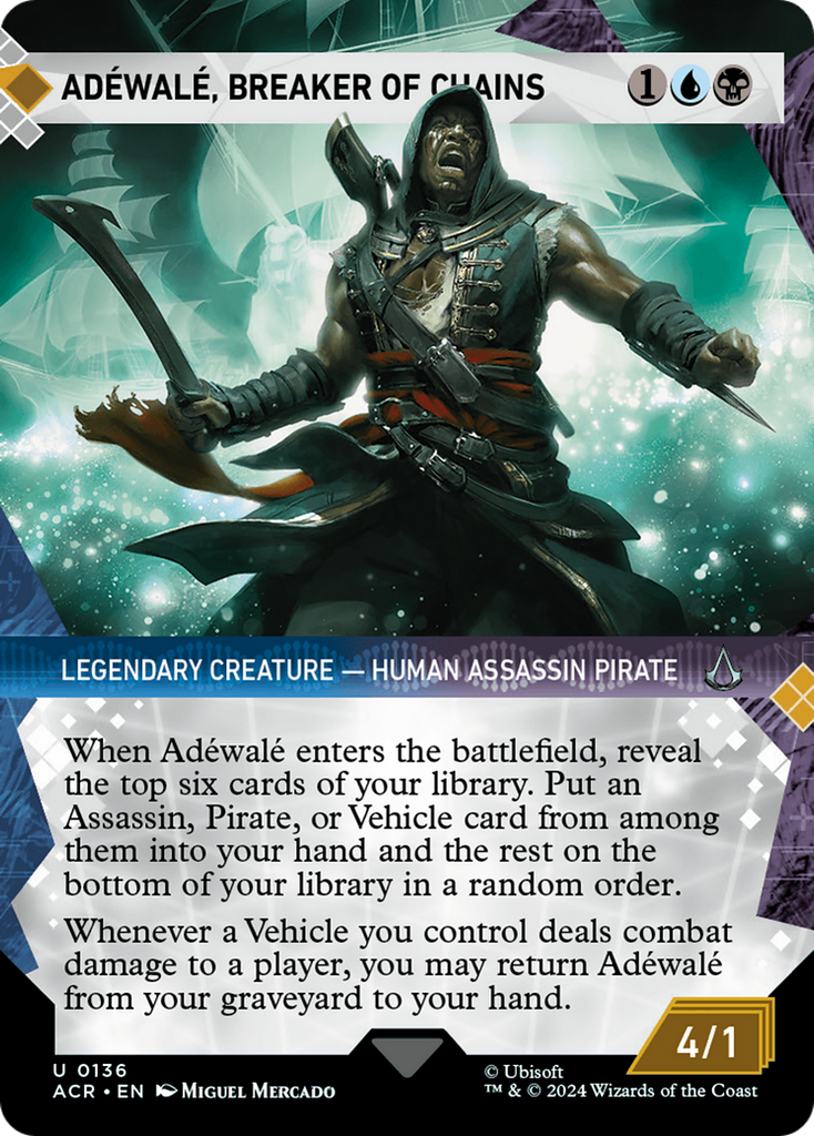 Magic: The Gathering - Adéwalé, Breaker of Chains - Assassin's Creed