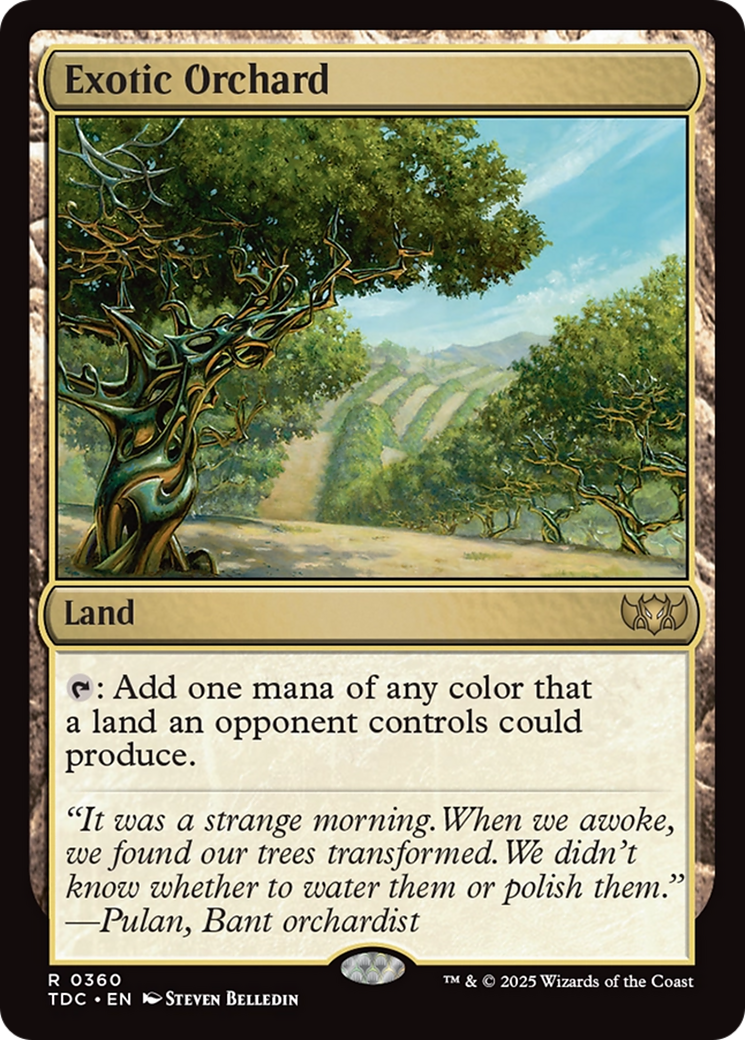Magic: The Gathering - Exotic Orchard - Tarkir: Dragonstorm Commander