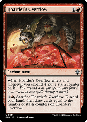 Magic: The Gathering - Hoarder's Overflow Foil - Bloomburrow