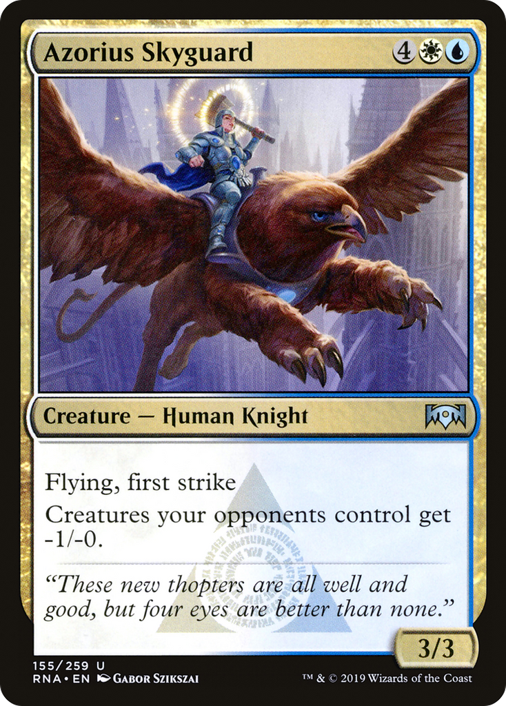 Magic: The Gathering - Azorius Skyguard Foil - Ravnica Allegiance