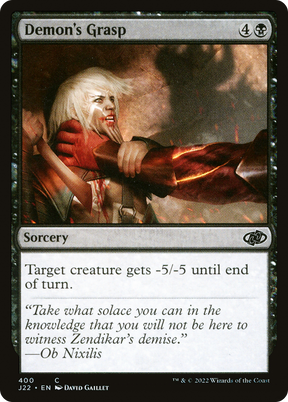 Magic: The Gathering - Demon's Grasp - Jumpstart 2022
