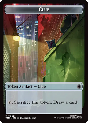 Magic: The Gathering - Clue Token - Teenage Mutant Ninja Turtles Eternal Tokens