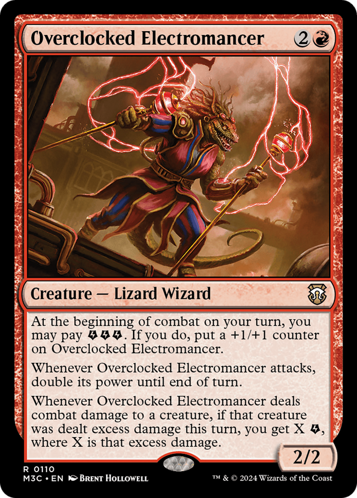 Magic: The Gathering - Overclocked Electromancer - Modern Horizons 3 Commander