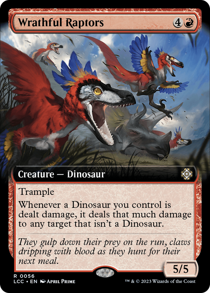 Magic: The Gathering - Wrathful Raptors - The Lost Caverns of Ixalan Commander