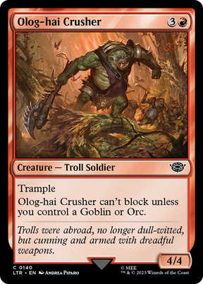 Magic: The Gathering - Olog-hai Crusher - The Lord of the Rings: Tales of Middle-earth