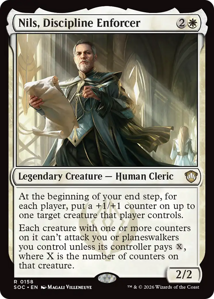 Magic: The Gathering - Nils, Discipline Enforcer - Secrets of Strixhaven Commander