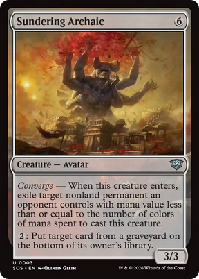 Magic: The Gathering - Sundering Archaic - Secrets of Strixhaven