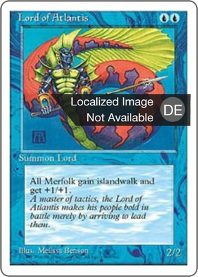 Magic: The Gathering - Lord von Atlantis - Fourth Edition