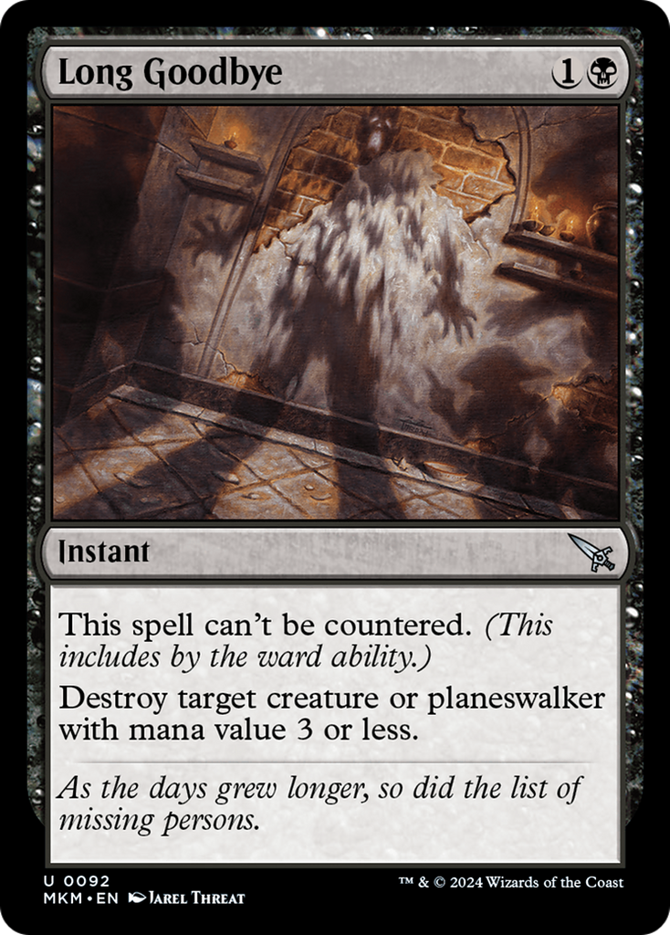 Magic: The Gathering - Long Goodbye Foil - Murders at Karlov Manor