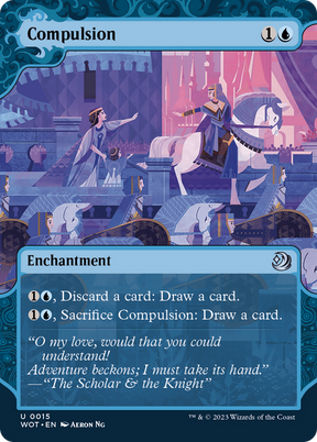 Magic: The Gathering - Compulsion Foil - Wilds of Eldraine: Enchanting Tales