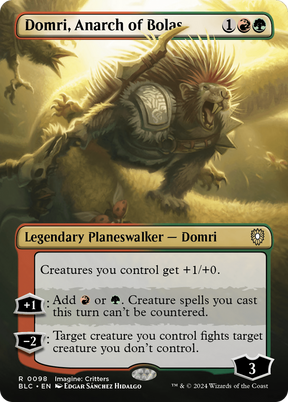 Magic: The Gathering - Domri, Anarch of Bolas Foil - Bloomburrow Commander