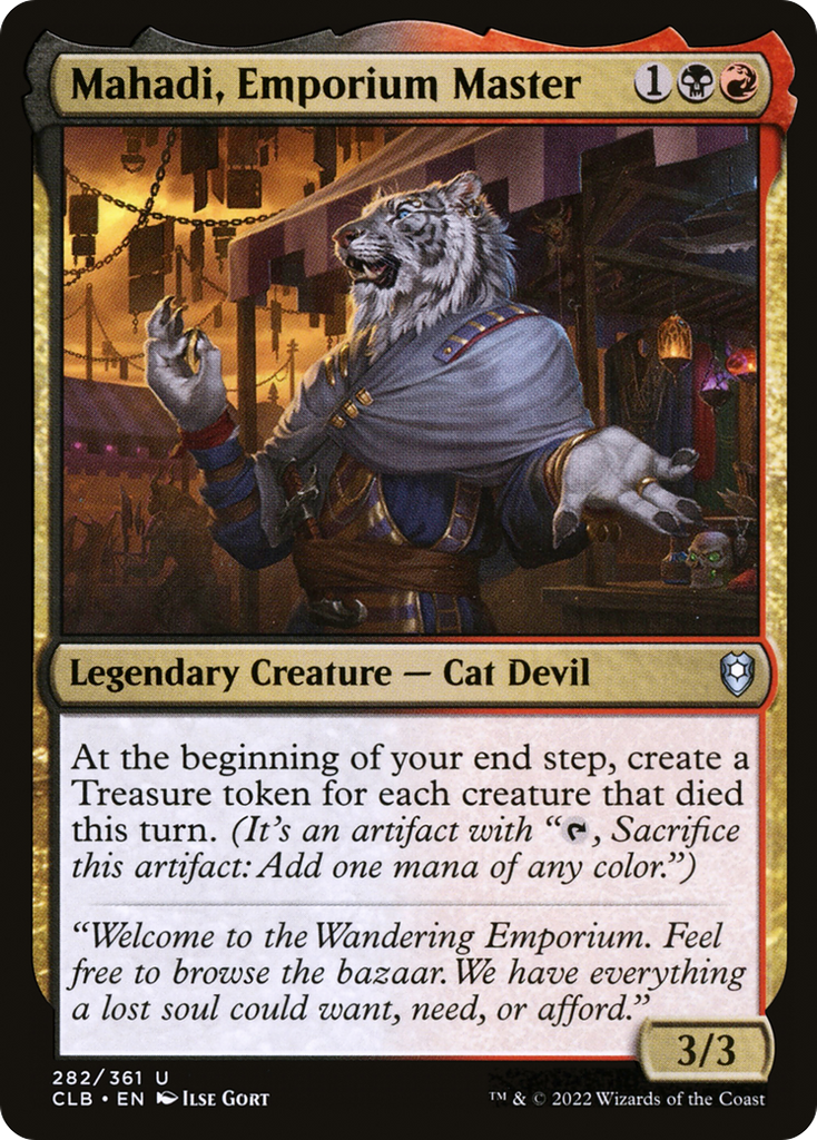 Magic: The Gathering - Mahadi, Emporium Master - Commander Legends: Battle for Baldur's Gate