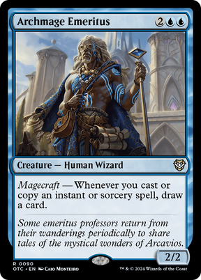 Magic: The Gathering - Archmage Emeritus - Outlaws of Thunder Junction Commander