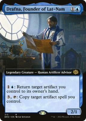 Magic: The Gathering - Drafna, Founder of Lat-Nam Foil - The Brothers' War