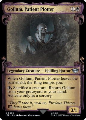 Magic: The Gathering - Gollum, Patient Plotter Foil - The Lord of the Rings: Tales of Middle-earth
