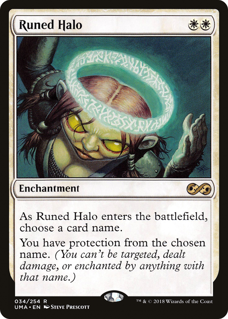 Magic: The Gathering - Runed Halo Foil - Ultimate Masters