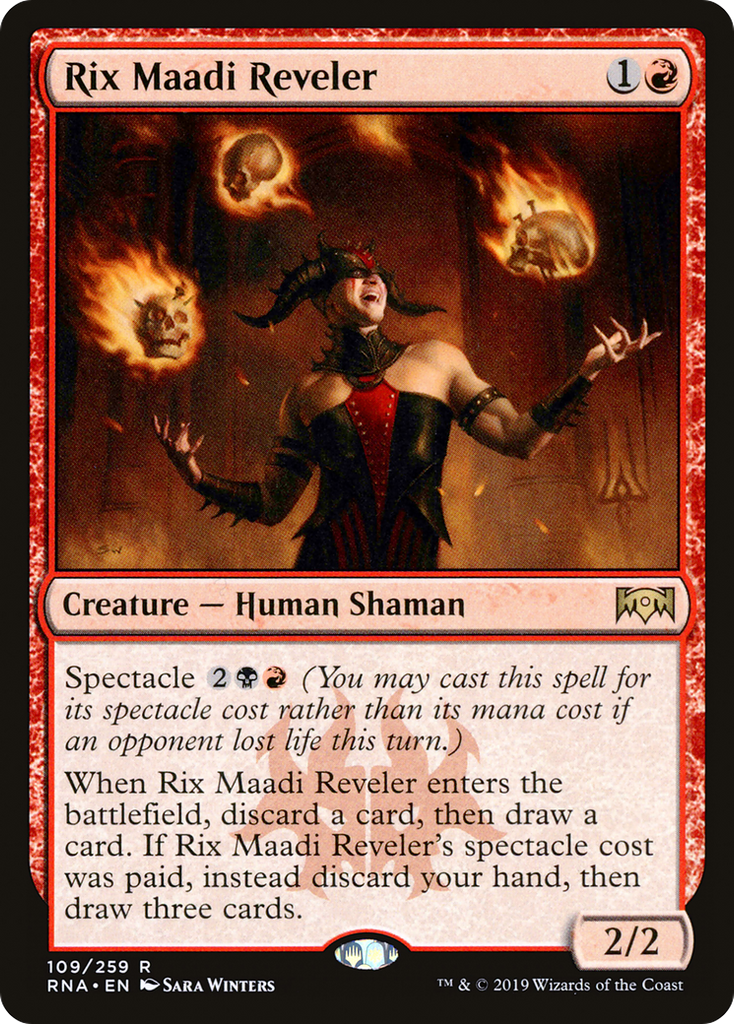 Magic: The Gathering - Rix Maadi Reveler Foil - Ravnica Allegiance