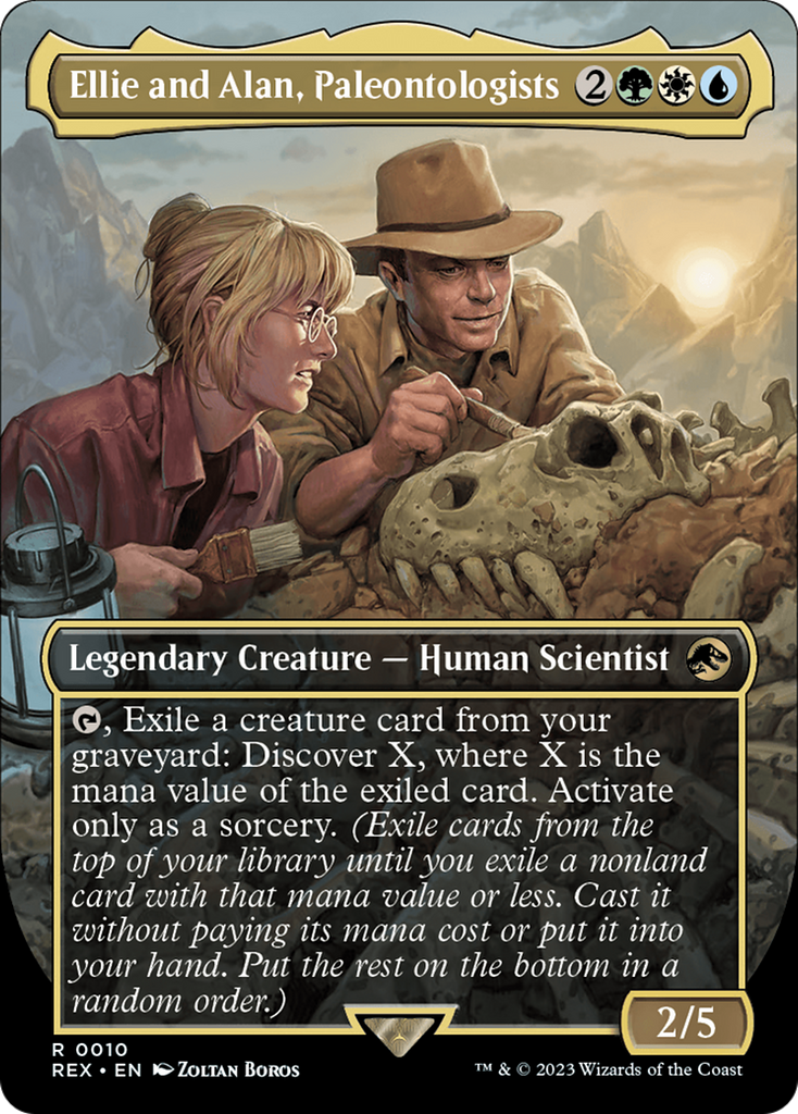 Magic: The Gathering - Ellie and Alan, Paleontologists - Jurassic World Collection