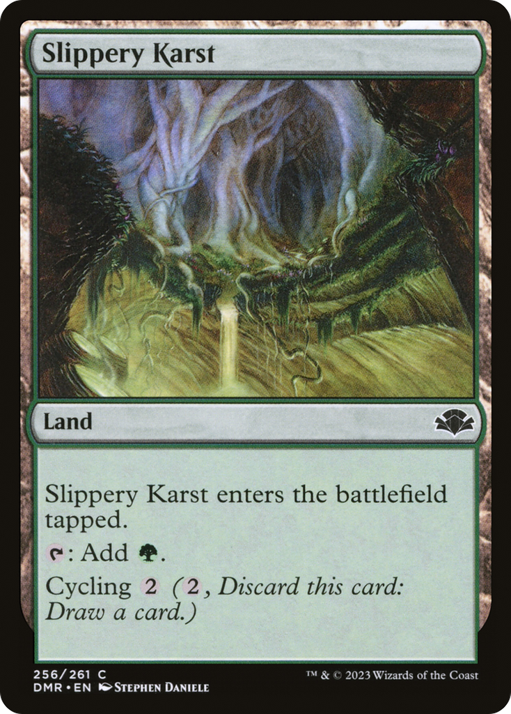 Magic: The Gathering - Slippery Karst - Dominaria Remastered