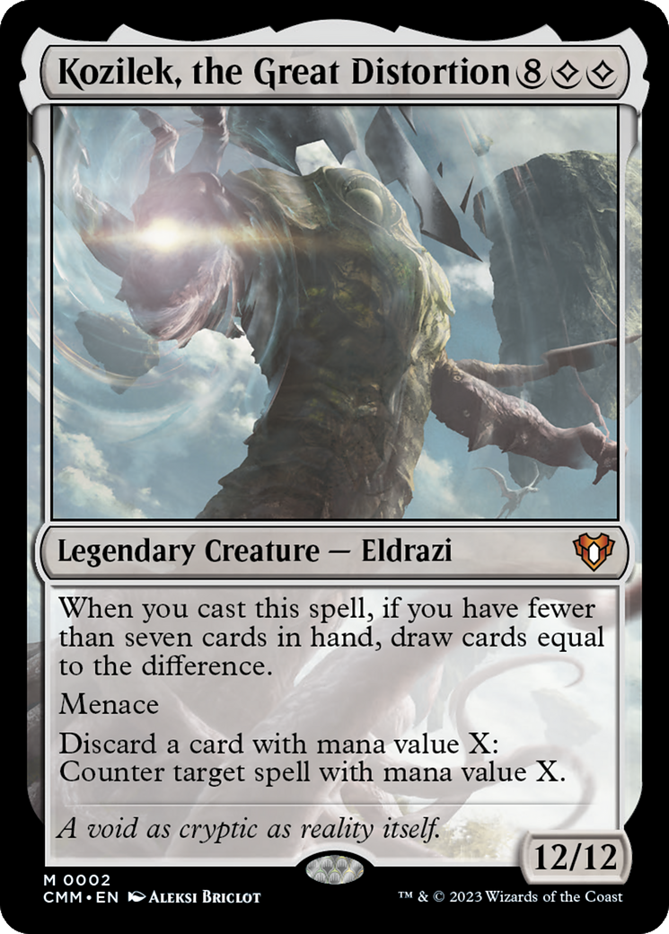 Magic: The Gathering - Kozilek, the Great Distortion Foil - Commander Masters