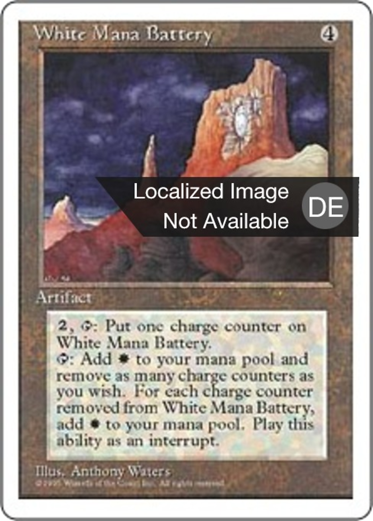 Magic: The Gathering - Weiße Manabatterie - Fourth Edition