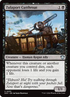 Magic: The Gathering - Zulaport Cutthroat - Secrets of Strixhaven Commander