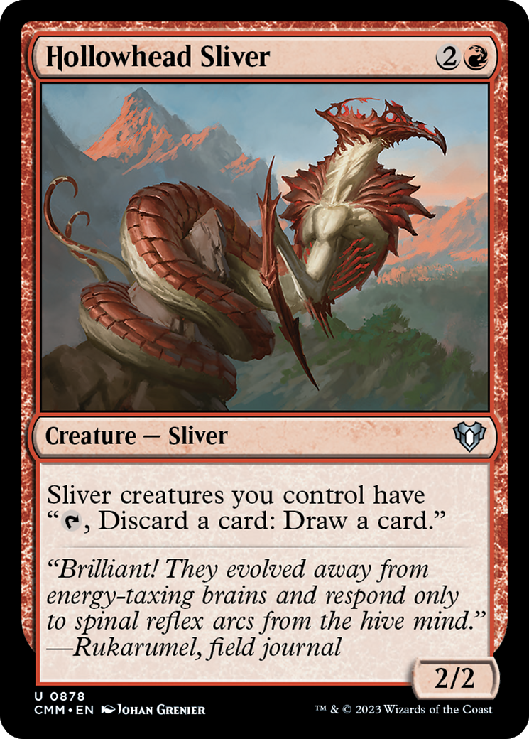 Magic: The Gathering - Hollowhead Sliver - Commander Masters