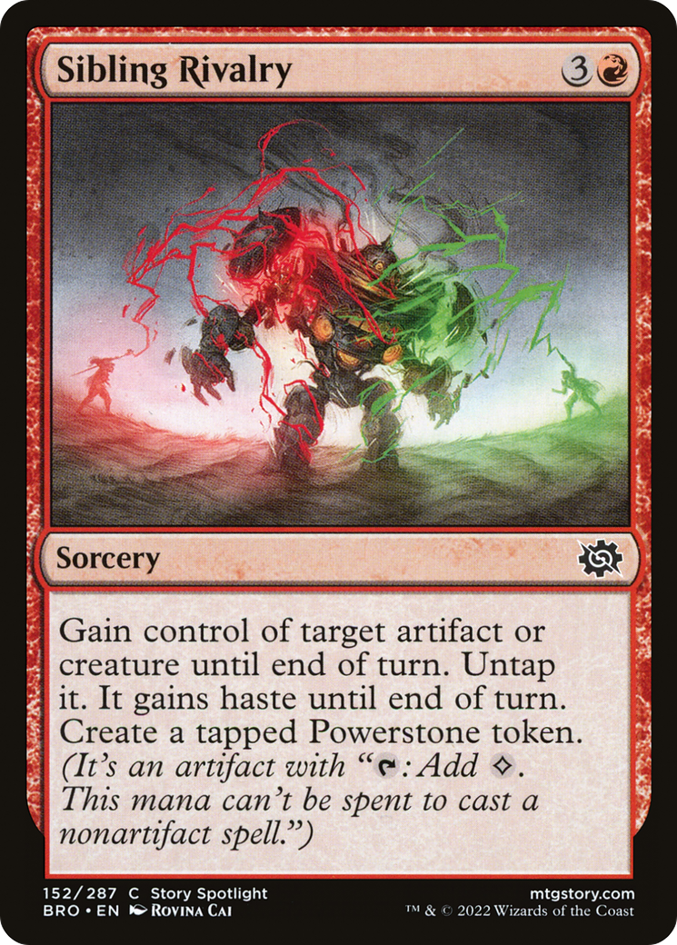 Magic: The Gathering - Sibling Rivalry Foil - The Brothers' War